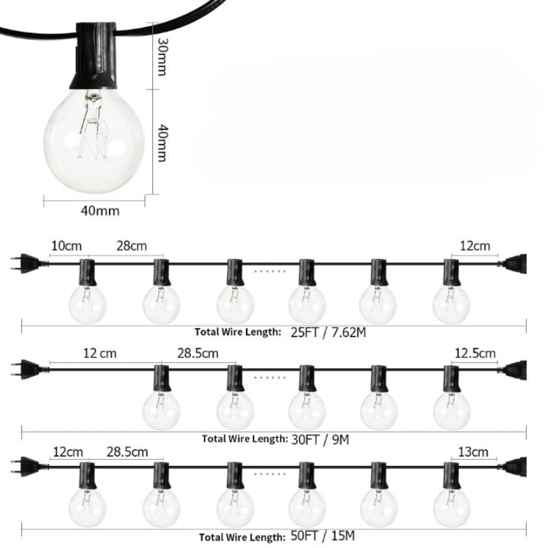Garland String Outdoor Light-Sparklie Lights