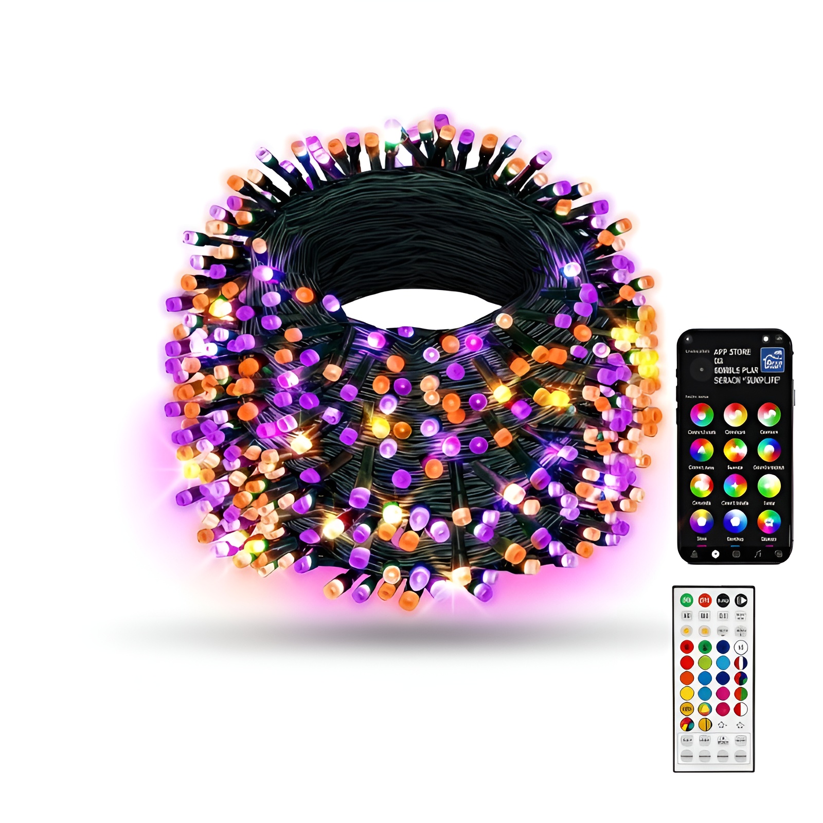 300 LED Smart Halloween Connectable Waterproof String Lights