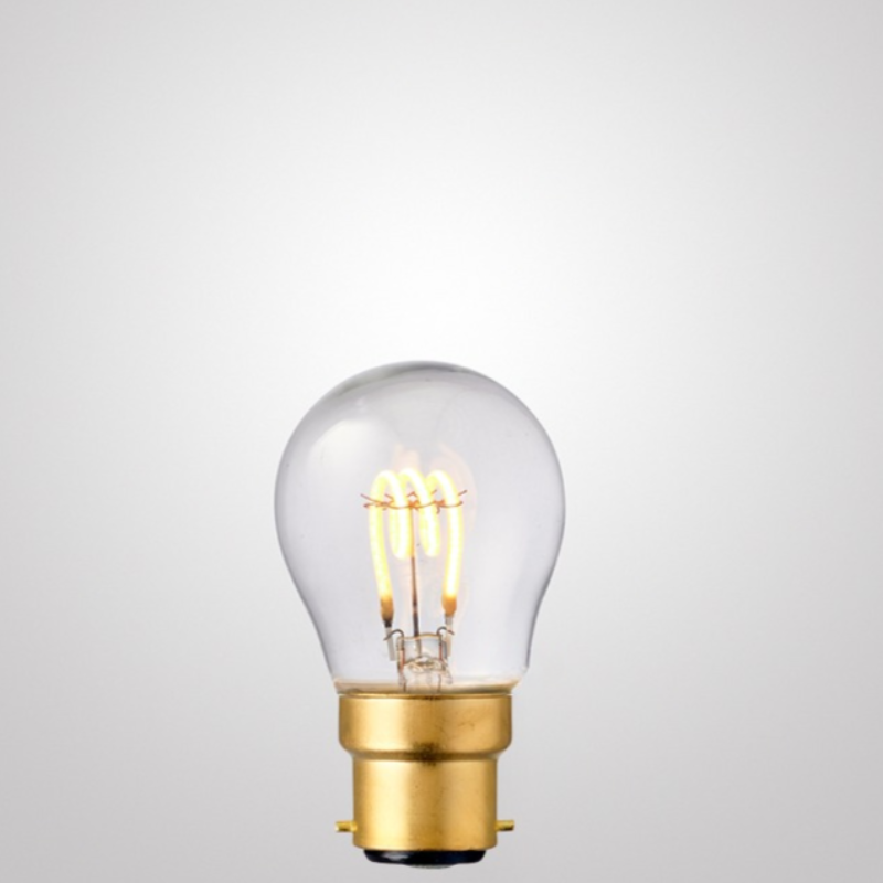 3W Fancy Round Dimmable Tre Loop LED Bulb (B22) in Extra Warm White-Sparklie Lights