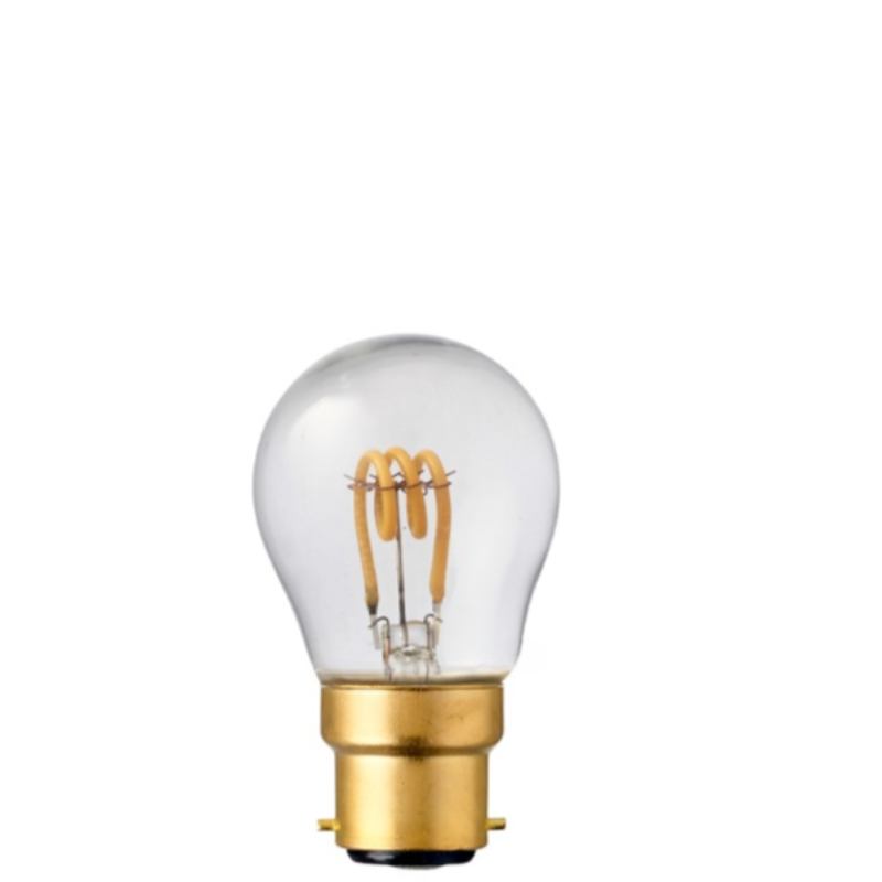 3W Fancy Round Dimmable Tre Loop LED Bulb (B22) in Extra Warm White-Sparklie Lights