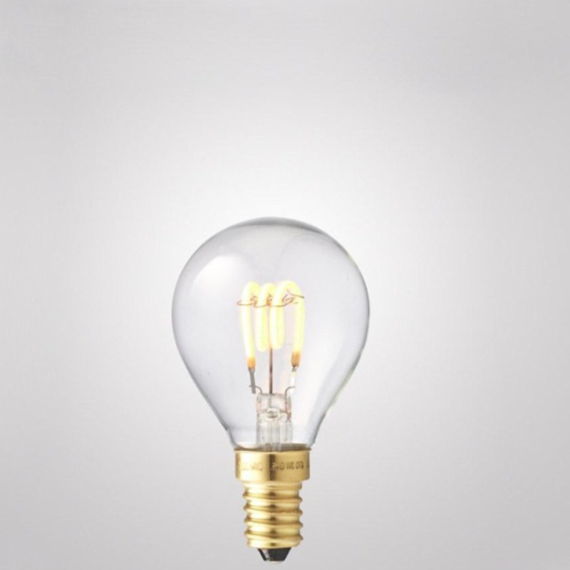 3W Fancy Round Dimmable Tre Loop LED Bulb (E14) in Extra Warm White-Sparklie Lights