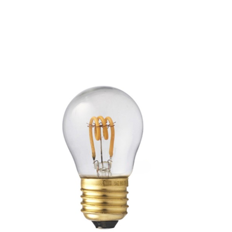 3W Fancy Round Dimmable Tre Loop LED Bulb (E27) in Extra Warm White-Sparklie Lights