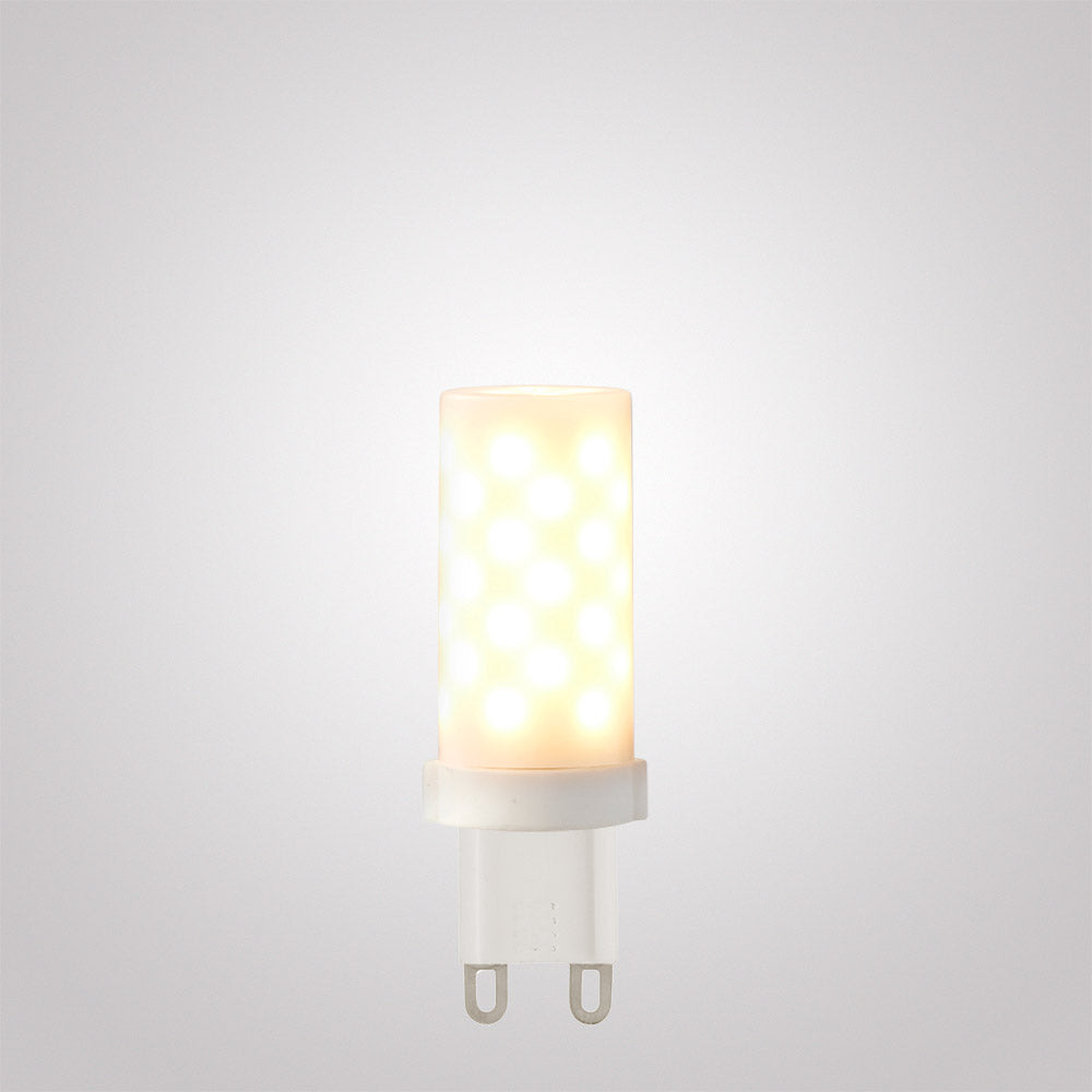 3W G9 Frost Dimmable LED Light Bulb In Warm White-Sparklie Lights