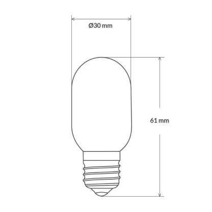 3W Pilot Dimmable LED Bulb (E27) In Warm White-Sparklie Lights
