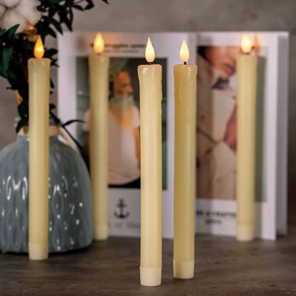 LED Flameless Taper Candles With Remote-Sparklie Lights