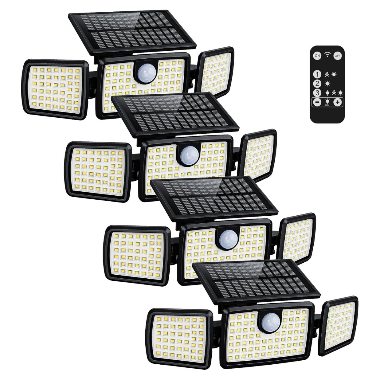 Outdoor Solar Flood Lights For Security And Night Lighting