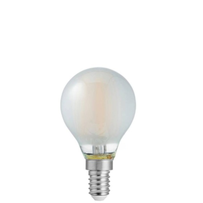 4W Fancy Round Dimmable LED Bulb (E14) Frosted in Warm White-Sparklie Lights