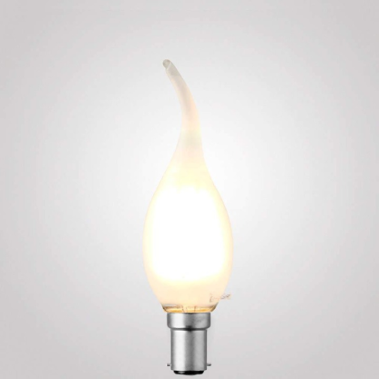 4W Flame Tip Candle Dimmable LED Bulb (B15) Frost in Warm White-Sparklie Lights