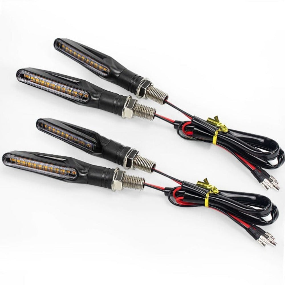 4 PCs Universal LED Indicator Blinker Lights For Motorcycle-Sparklie Lights