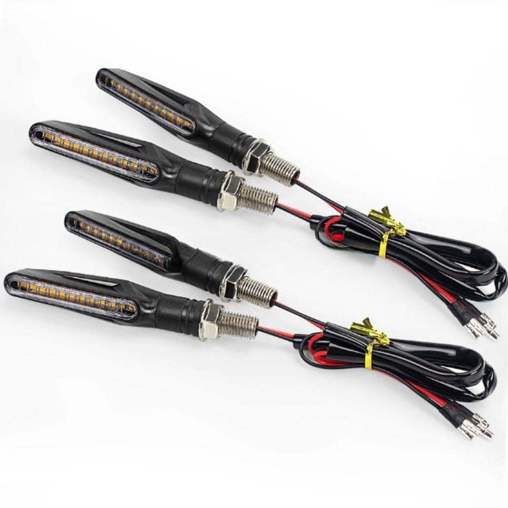 4 PCs Universal LED Indicator Blinker Lights For Motorcycle-Sparklie Lights