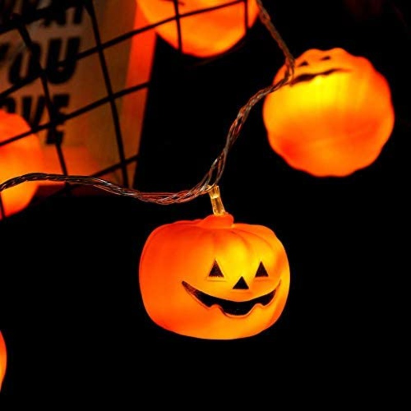 LED Pumpkin String Lights-Sparklie Lights