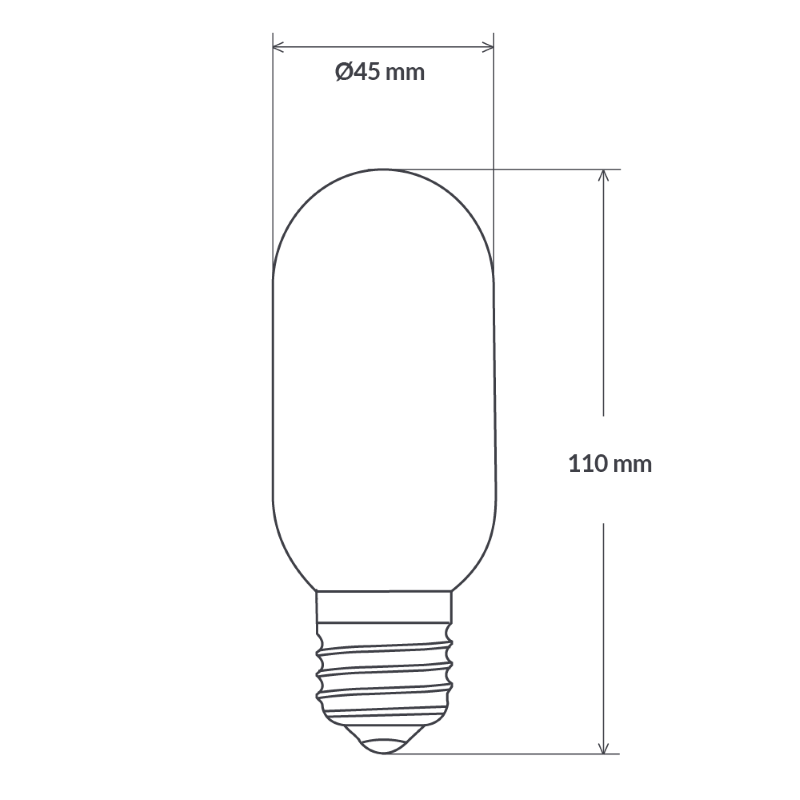 4W Tubular Spiral LED Light Bulb (E27)-Sparklie Lights