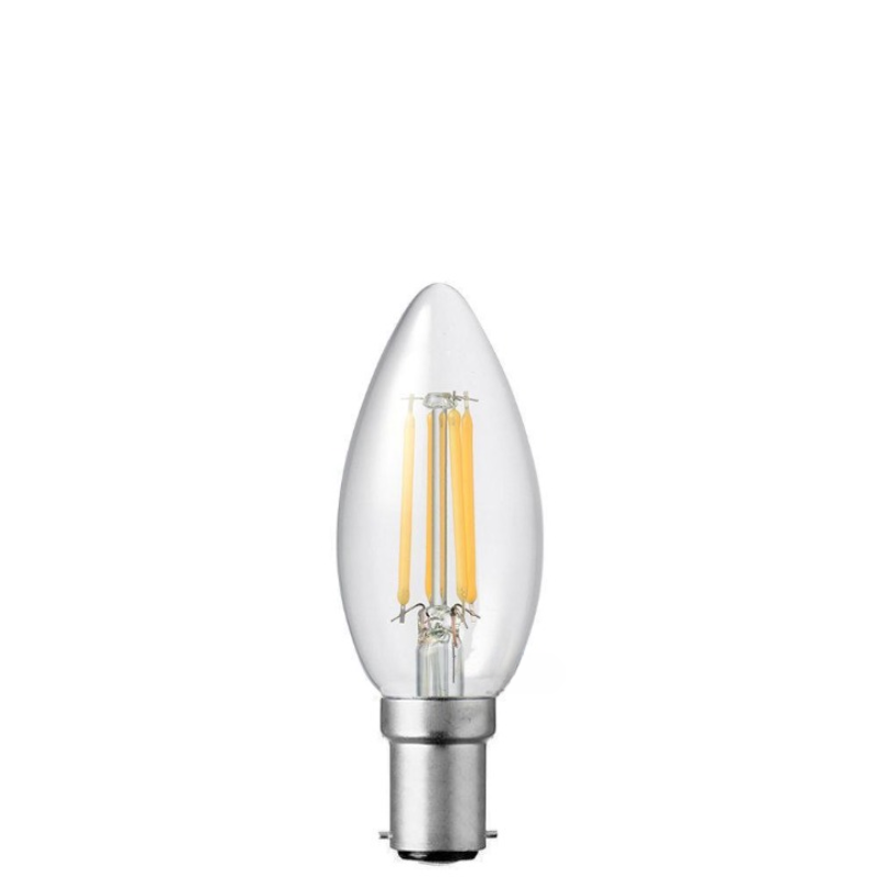 4W Candle Dimmable LED Bulb (B15) Clear in Natural White-Sparklie Lights
