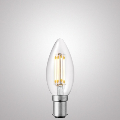 4W Candle Dimmable LED Bulb (B15) Clear in Natural White-Sparklie Lights
