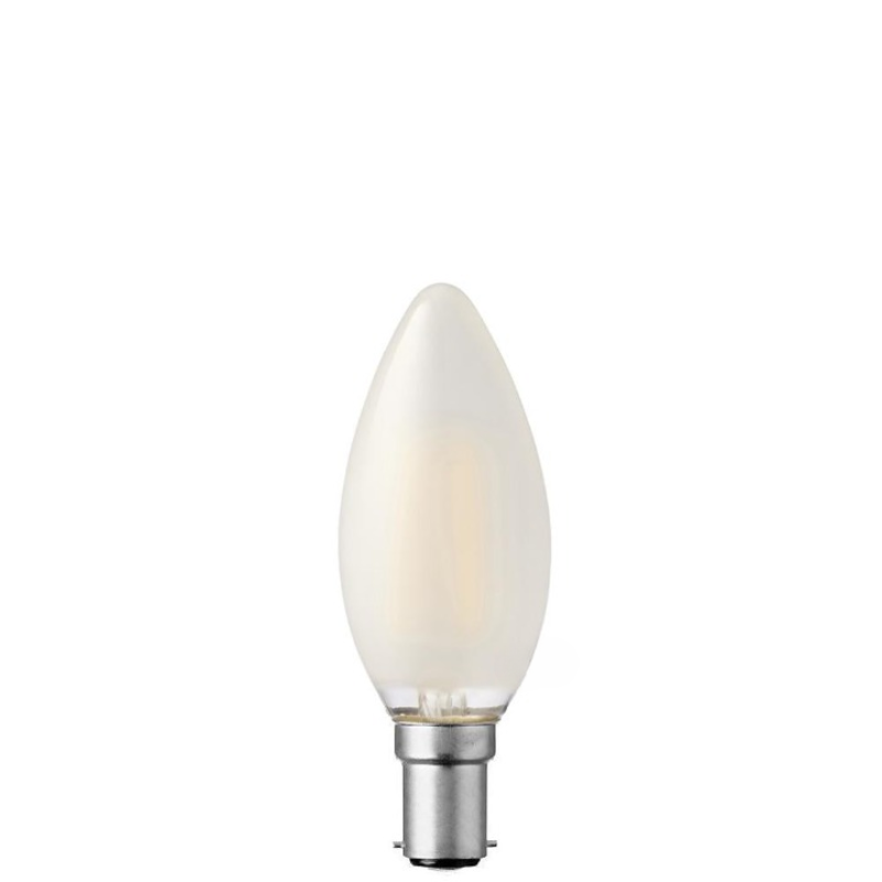 4W Candle Dimmable LED Bulb (B15) Frosted in Natural White-Sparklie Lights