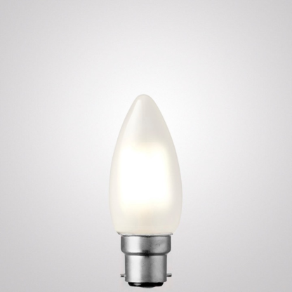 4W Candle Dimmable LED Bulb (B22) Frosted in Natural White-Sparklie Lights
