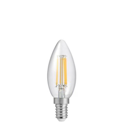 4W Candle Dimmable LED Bulb (E14) Clear in Natural White-Sparklie Lights