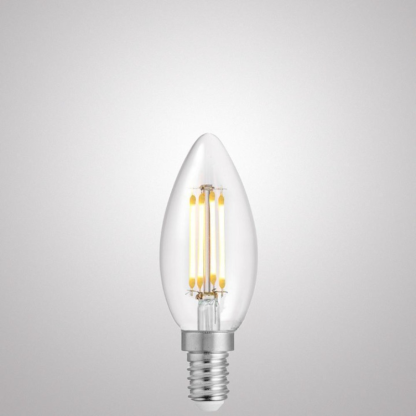 4W Candle Dimmable LED Bulb (E14) Clear in Natural White-Sparklie Lights