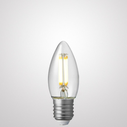 4W Candle Dimmable LED Bulb (E27) Clear in Natural White-Sparklie Lights