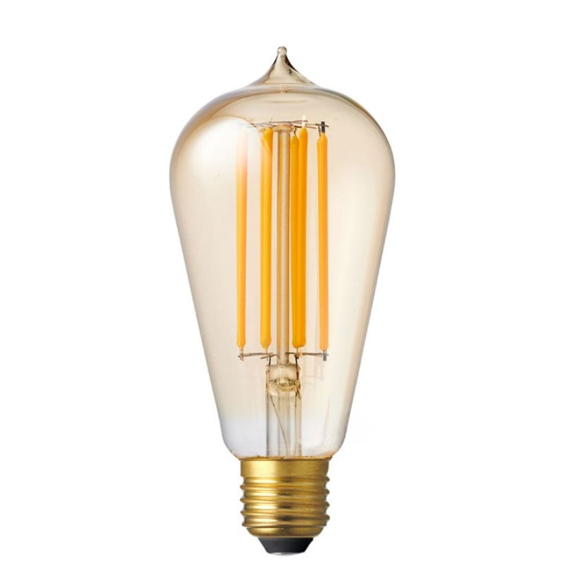 4W Edison Amber Dimmable LED Light Bulb (E27) in Ultra Warm White-Sparklie Lights