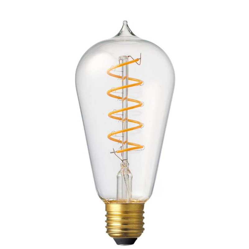 4W Edison Spiral Dimmable LED Bulb (E27) in Extra Warm White-Sparklie Lights