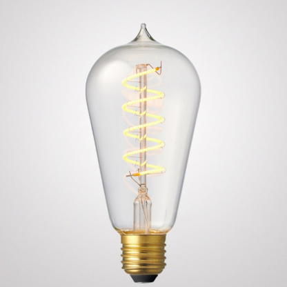 4W Edison Spiral Dimmable LED Bulb (E27) in Extra Warm White-Sparklie Lights