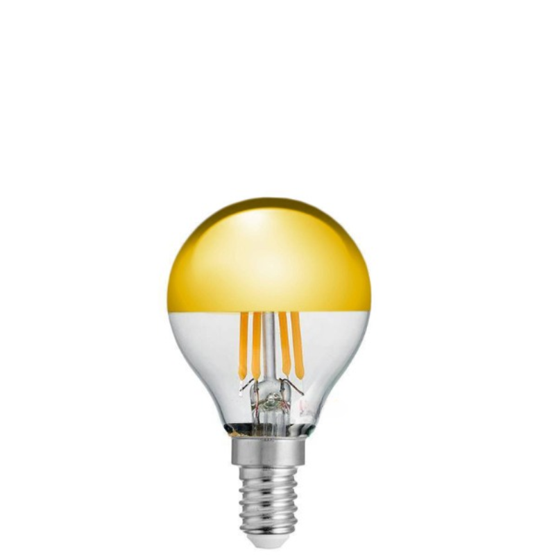 4W Fancy Round Gold Crown Dimmable LED Bulb (E14)-Sparklie Lights