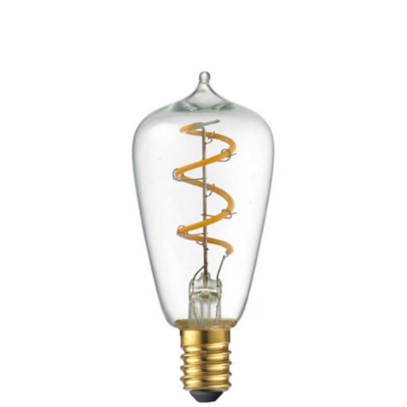 3W Mini Edison Spiral LED Bulb (E14) in Extra Warm White-Sparklie Lights