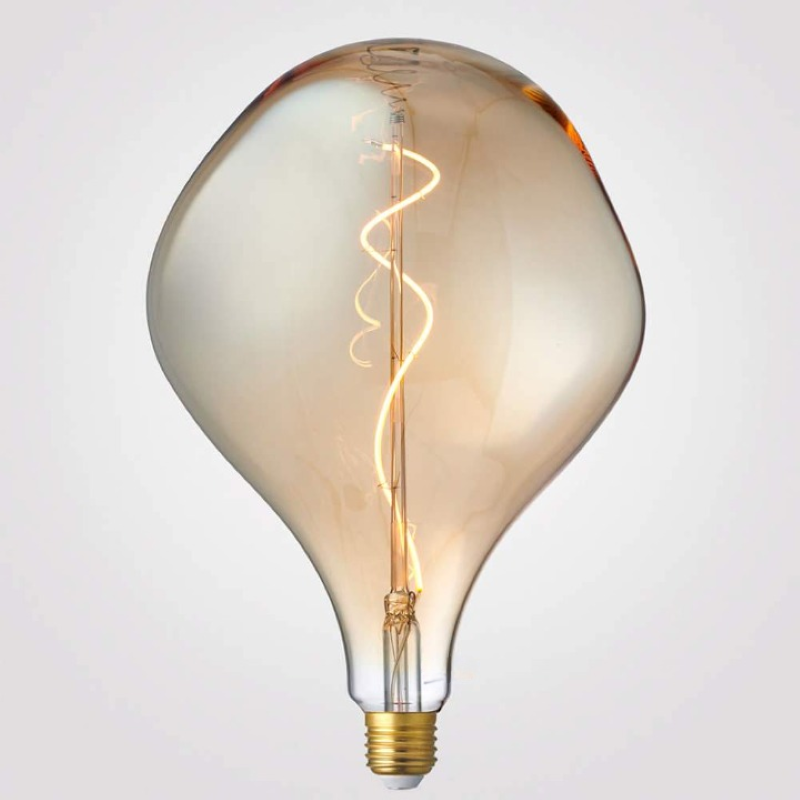 Oversized Designer Amber 180mm LED Bulb-Sparklie Lights