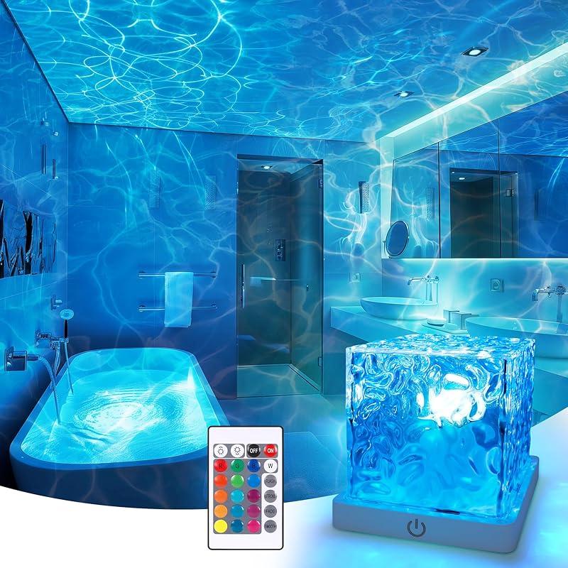 16 Color Rechargeable Ocean Wave Projector Shower Light