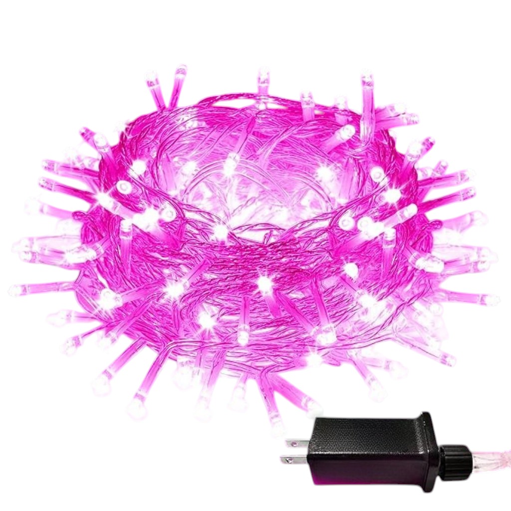 33ft Christmas String Lights With 100 LEDs And 8 Lighting Modes For Decor