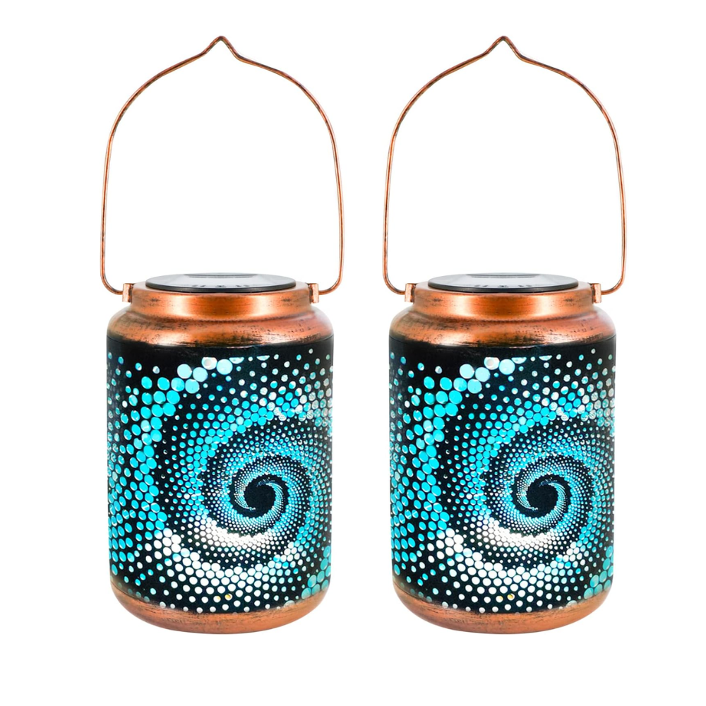 Dragonfly Metal Solar Garden Lantern