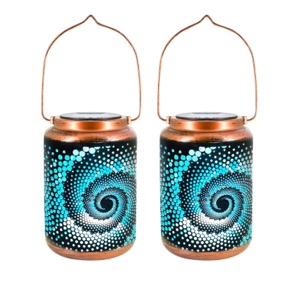 Dragonfly Metal Solar Garden Lantern