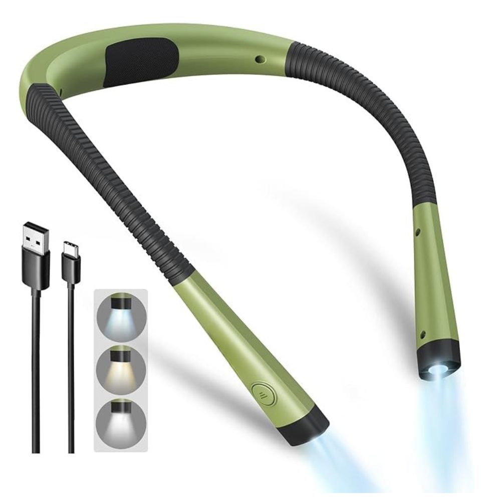 Bendable LED Reading Light With Rechargeable Battery-Sparklie Lights