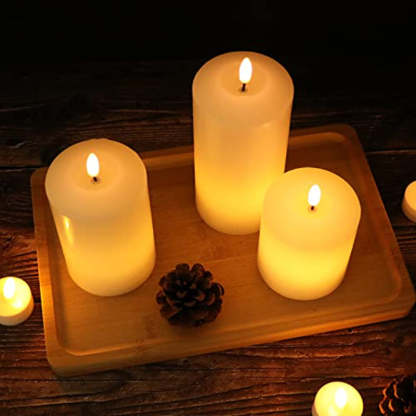Flameless Flickering LED Candles | Waterproof Realistic Dancing LED Flames-Sparklie Lights