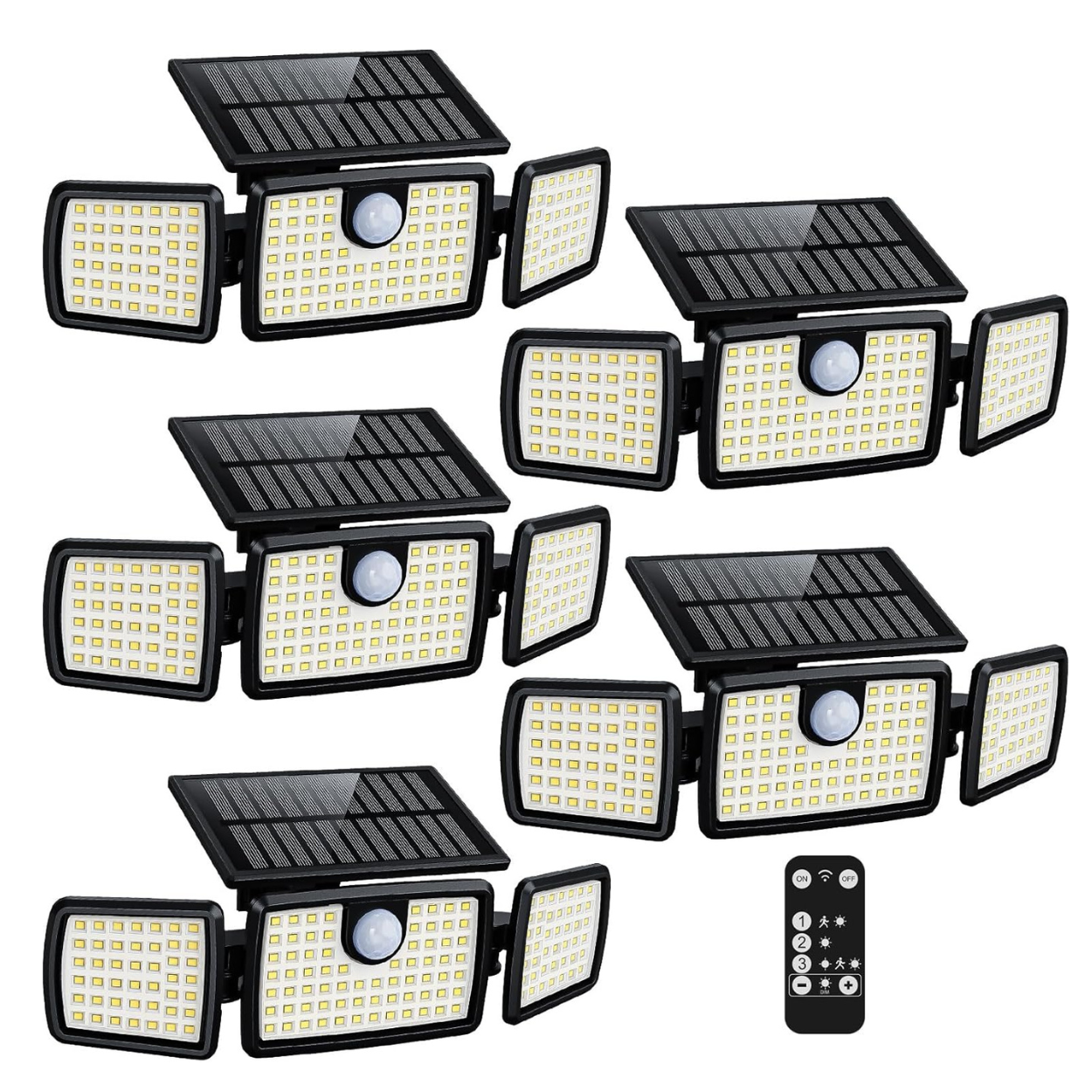 Outdoor Solar Flood Lights For Security And Night Lighting