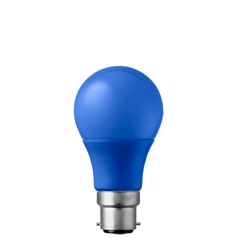 5W Blue GLS LED Light Bulb (B22)-Sparklie Lights
