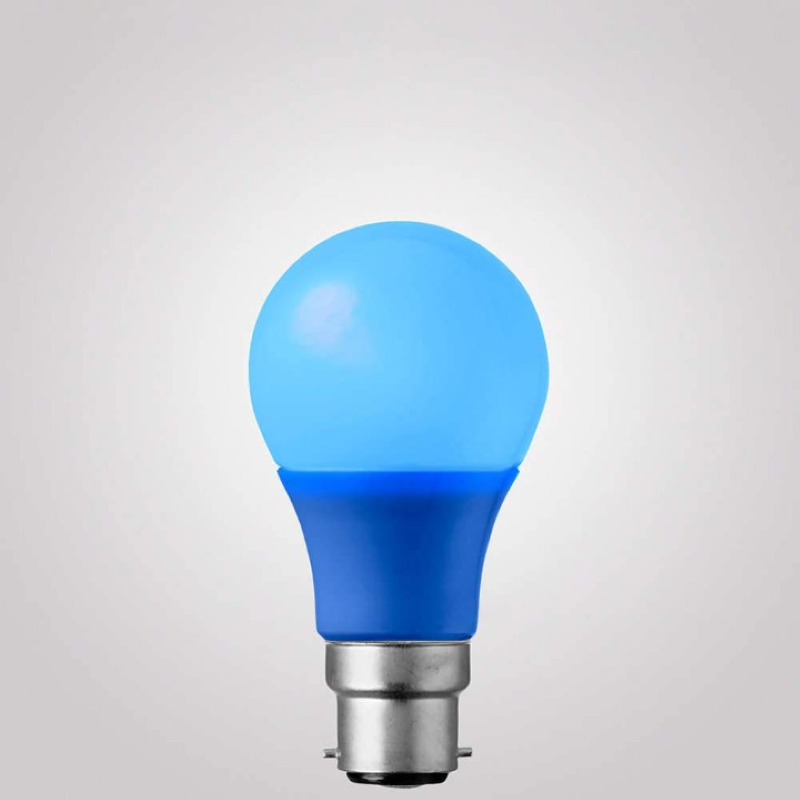 5W Blue GLS LED Light Bulb (B22)-Sparklie Lights