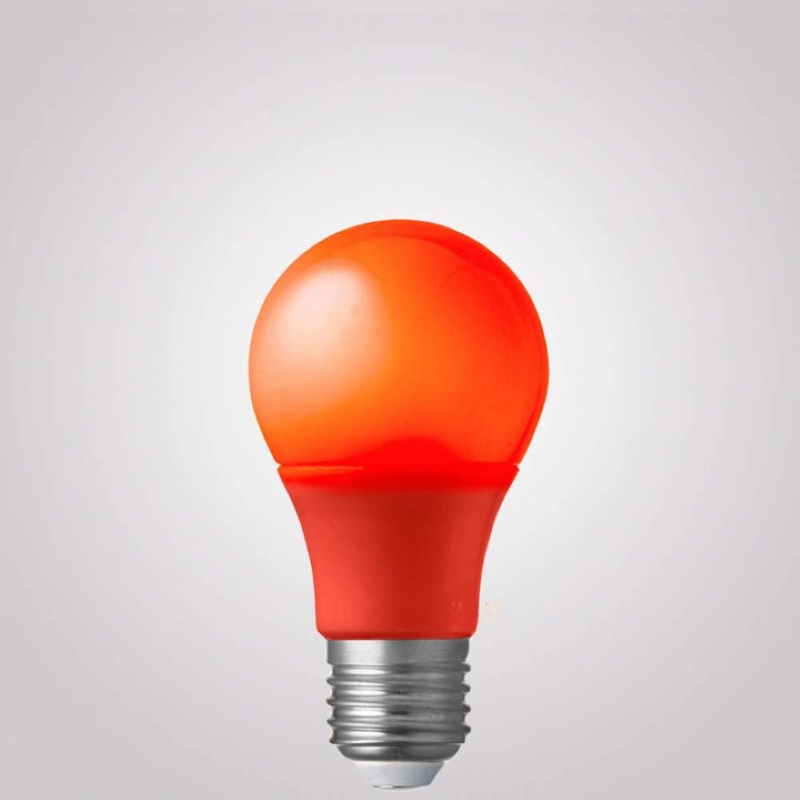 5W Red GLS LED Light Bulb (E27)-Sparklie Lights