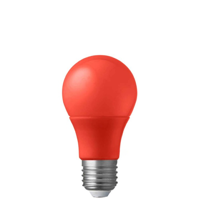 5W Red GLS LED Light Bulb (E27)-Sparklie Lights