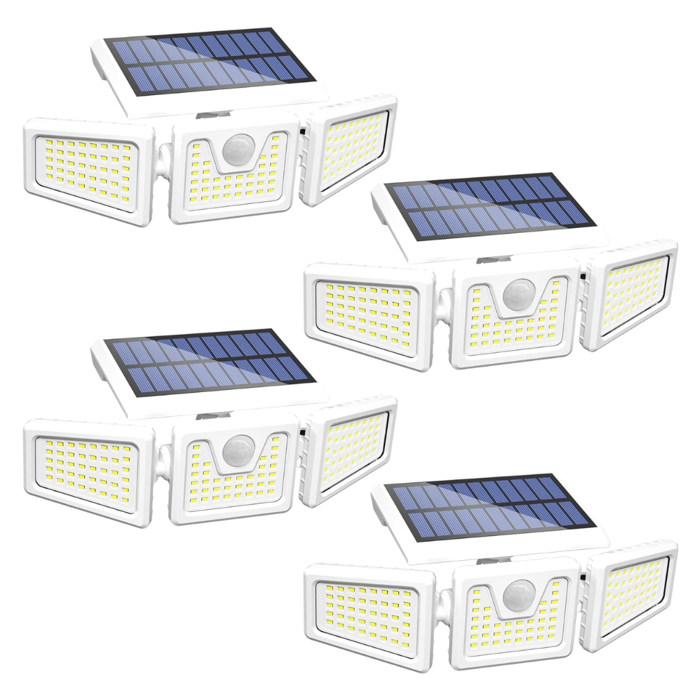 3 Head Solar Powered Motion Sensor Lights