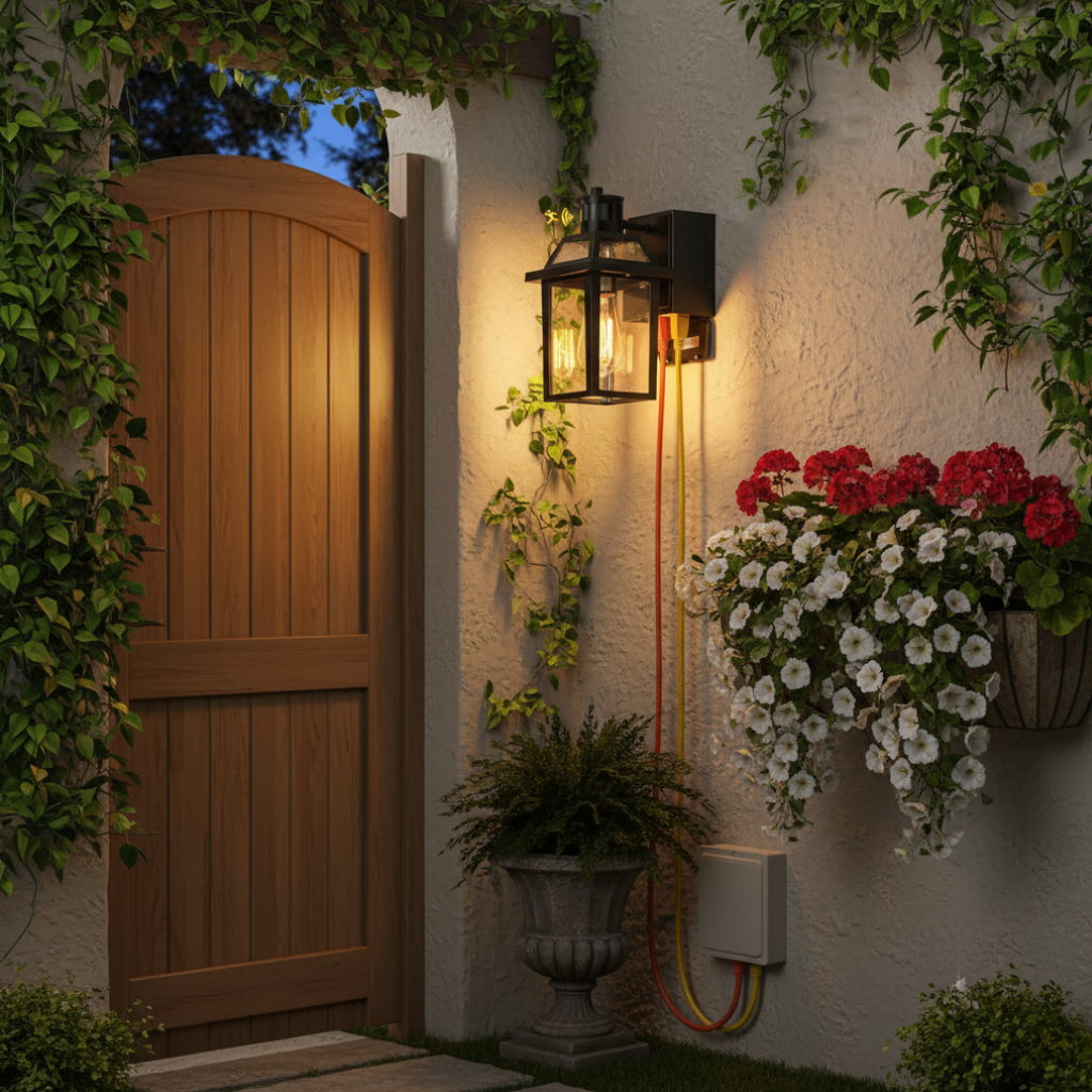 Dusk To Dawn Outdoor Lights With Outlet