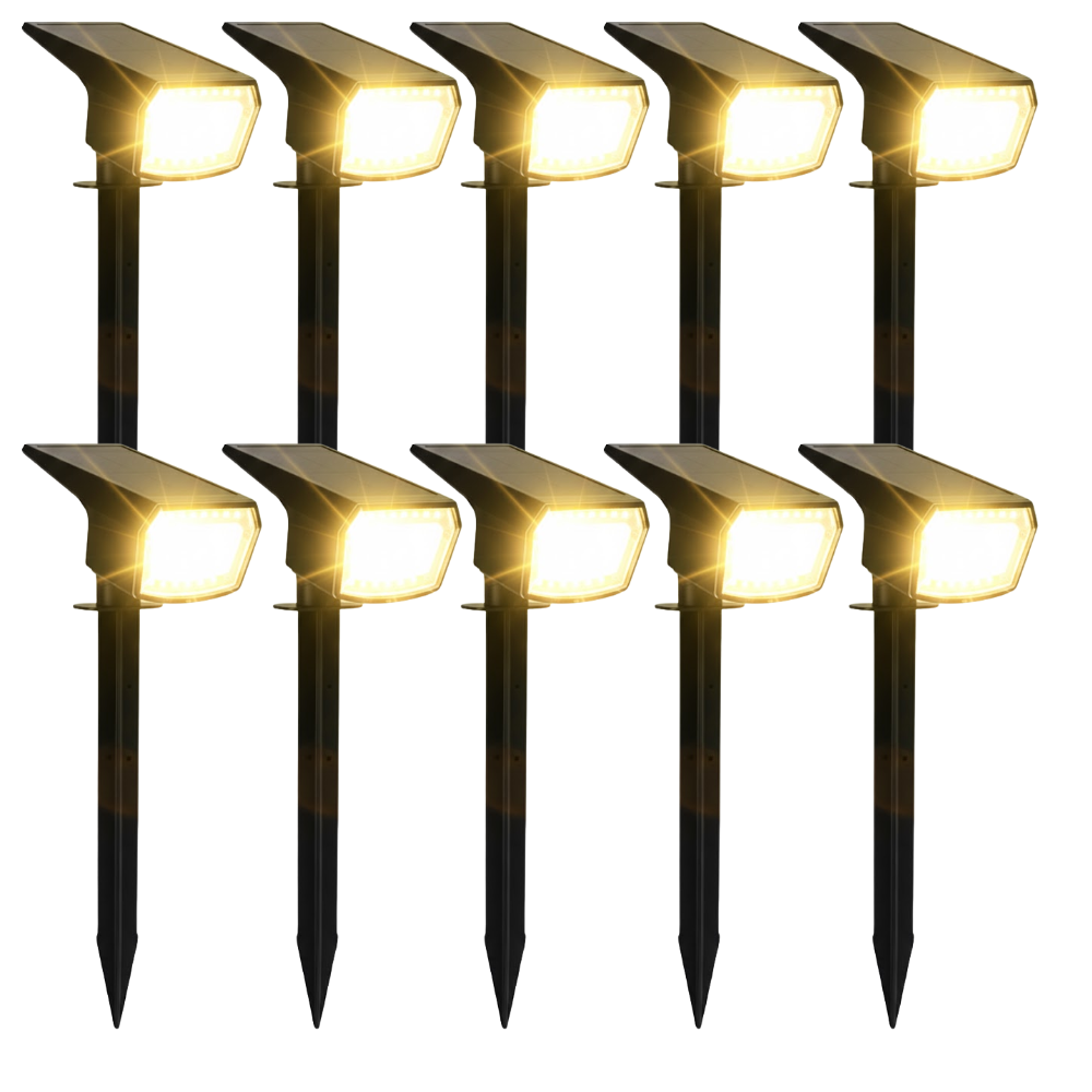 Solar Spot Lights Outdoor Waterproof Landscape Lighting Set