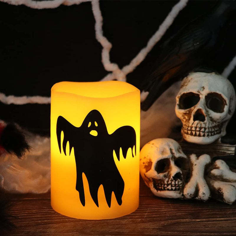 Set of 2 Halloween Decorative LED Candles-Sparklie Lights