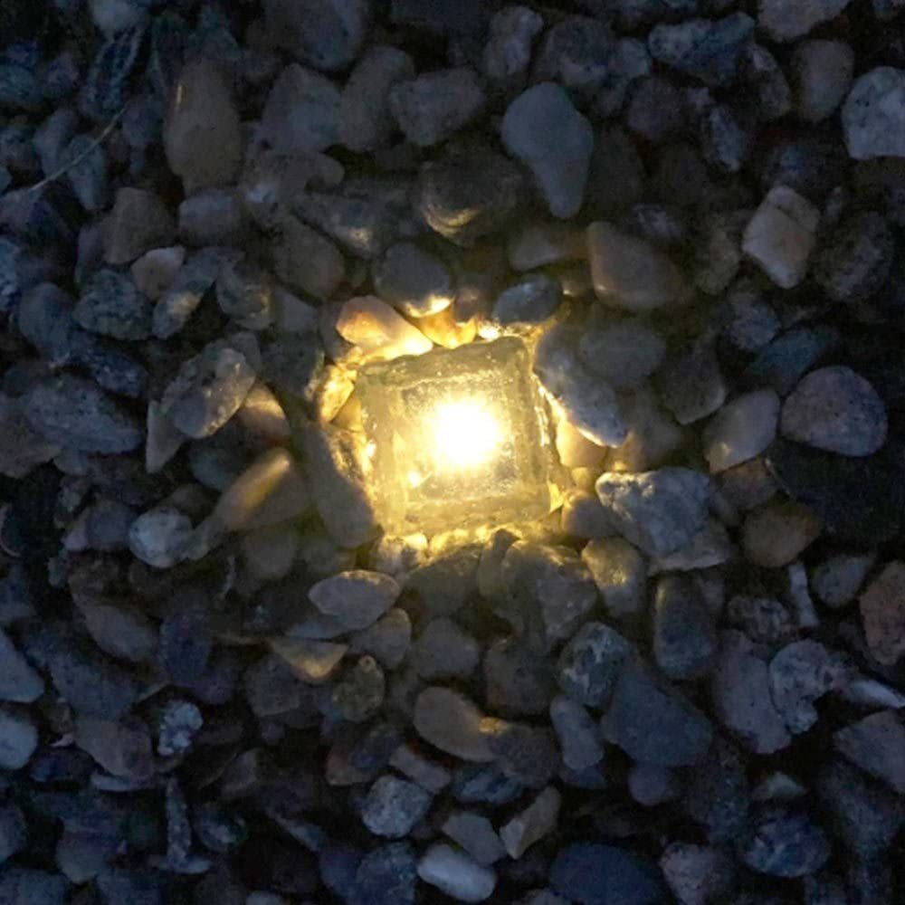 Solar-Powered Heavy Duty Brick Path Lights - Pack of 4 | Decorative Outdoor Pavers-Sparklie Lights