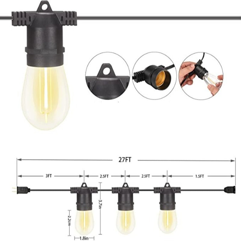 Backyard LED Outdoor String Lights-Sparklie Lights