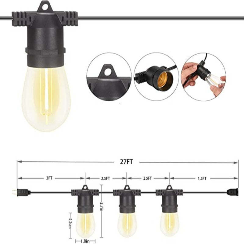 Backyard LED Outdoor String Lights-Sparklie Lights