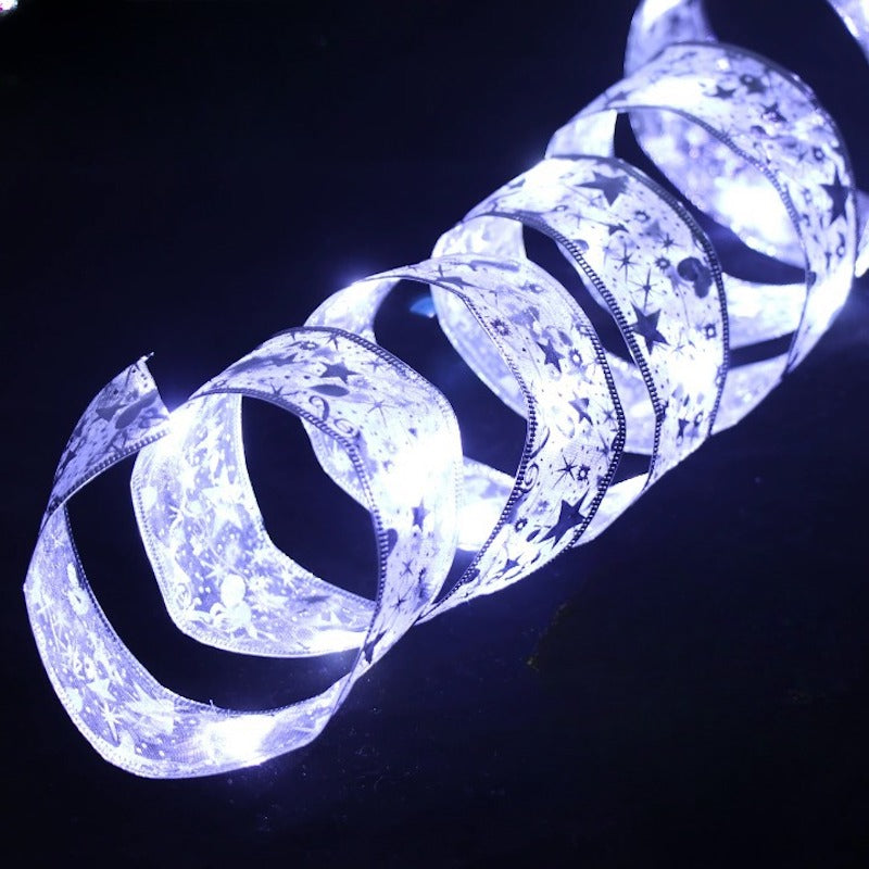 Christmas Ribbon Fairy String Light-Sparklie Lights
