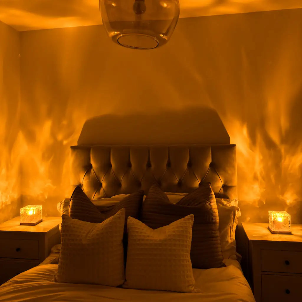 Luminous Cube Lamp with Dynamic LED Light Display-Sparklie Lights