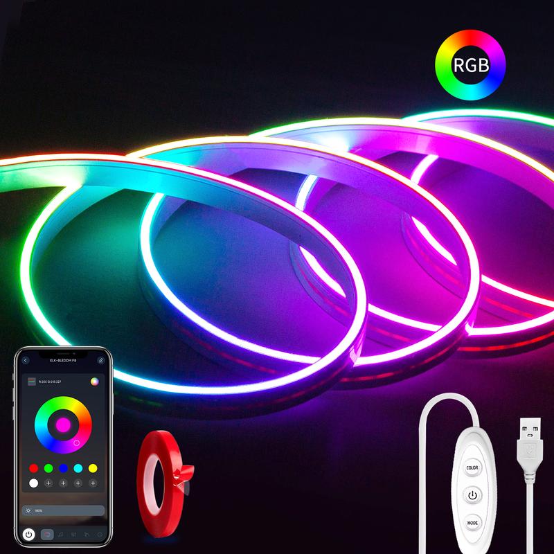 Music Sync Control RGB LED Neon Rope Lights
